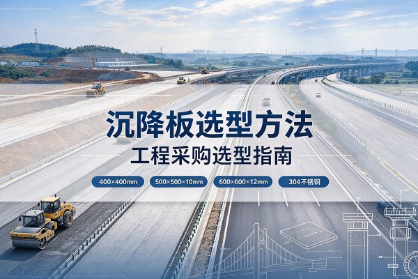 桃源沉降板选择方法