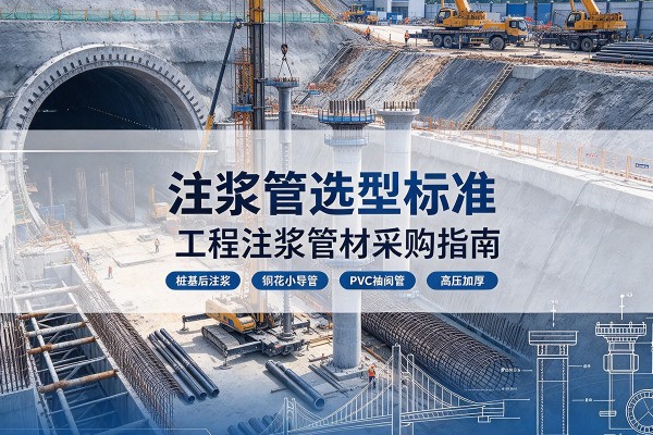 桃源注浆管选型标准