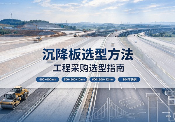 桃源沉降板选择方法
